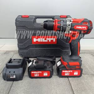 TEST --- Udarna Aku bušilica HILTI  128V 2x baterija  Metalna glava