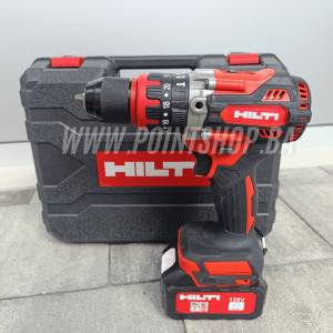 TEST --- Udarna Aku bušilica HILTI  128V 2x baterija  Metalna glava