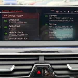 BMW 740 D M PAKET xDrive Automatik 320 ks / SIBER ZRACNI OVJES