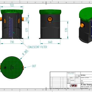 Garazni separator Tip H sa koalescentnim filterom