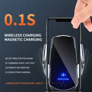 Auto Drzac Bezicno Punjenje Nosac Mobitel Telefona