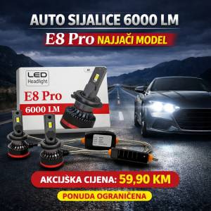 AUTO LED SIJALICE H7 H4 SVJETLO CANBUS XENON BIXENON