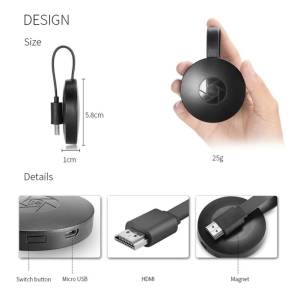 Chromecast Wifi Dongle Hdmi Google Smart Tv Youtube