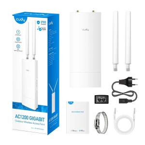 CUDY 227494 AC1200 Gigabit Wifi outside Access Point