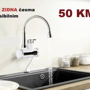 Delimano Cesma Sa Fleksibilnim Crijevom Zidna Iz Zida Slavina