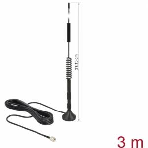 DELOCK 12417 LTE antenna SMA plug 5 dBi undirected fixed magnetic