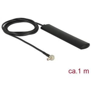DELOCK 12479 LTE Antenna TS-9 plug 90 3 dBi undirected fixed blac