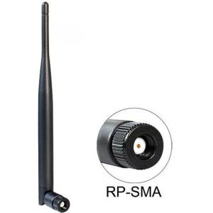 DELOCK 88393 WLAN Antenna 802.11 ac/a/b/g/n RP-SMA 5 dBi omnidire