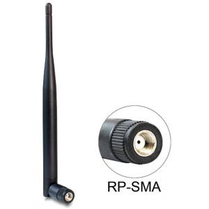 DELOCK 88396 WLAN 802.11 b/g/n antenna RP-SMA-dugo 5 dBi omnidire