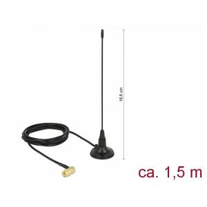 DELOCK 89615 480 MHz Antenna SMA plug black
