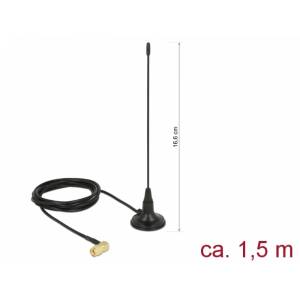 DELOCK 89615 480 MHz Antenna SMA plug black