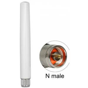 DELOCK 89637 LoRa 868 MHz antenna N-plug 2.09 dBi undirected fixe