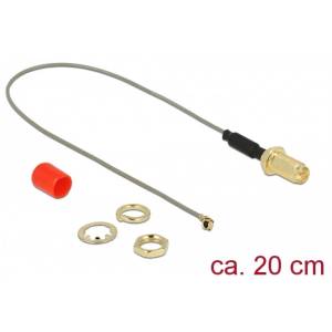 DELOCK 89831 Antenna cable RP-SMA mother valaszfali plug ferritte