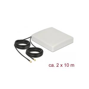 DELOCK 89891 LTE MIMO Antenna 2 x SMA Plug 8 dBi direct