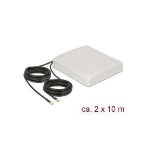 DELOCK 89891 LTE MIMO Antenna 2 x SMA Plug 8 dBi direct
