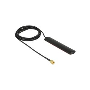 DELOCK GSM UMTS LTE WLAN 2.4 GHz antenna SMA Plug 2 dBi 2dBi omni