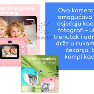 Djecija Mini Kamera Fotoaparat Za Djecu Foto Aparat Djeciji Print