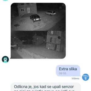 Dupla Wifi PTZ kamera 12 MP vanjska video nadzor nadzorna wi fi