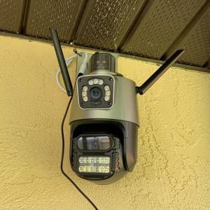 Dupla Wifi PTZ kamera 12 MP vanjska video nadzor nadzorna wi fi