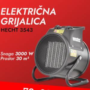 Elektricna Grijalica Inverter Konvektor 3000W Grijanje Na Struju