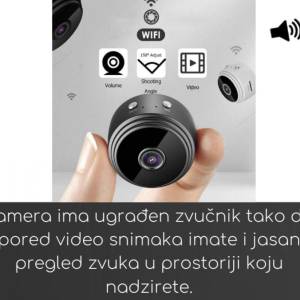 KAMERA WIFI SPIJUNSKA AUTO MINI VIDEO NADZOR KAMERE MALA