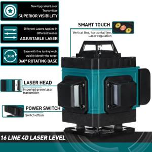 Laser Gradjevinski Za Nivelaciju 4D 16 Linija Digitalni Nivelator