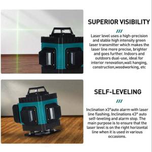 Laser Gradjevinski Za Nivelaciju 4D 16 Linija Digitalni Nivelator