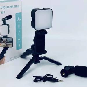 Led Ring Svjetlo Gimbal Sa Mikrofonom Light Lampa Krug Za Telefon