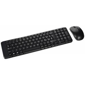 LOGITECH MK220 Wireless Combo Hungarian black