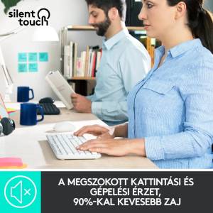 LOGITECH MK295 Silent WIRELESS mouse and keyboard set Hungarian a