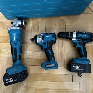 Makita Set 3u1 Brusilica + Busilica + Aku Odvijac