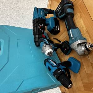 MAKITA SET 4 U 1 AKCIJA BUSILICA BRUSILICA AKU ODVIJAC HILTI