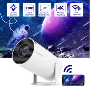 Mini Projektor Led Na Zid Kino Android Smart Projektori