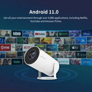 Mini Projektor Led Na Zid Kino Android Smart Projektori