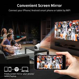Mini Projektor Led Na Zid Kino Android Smart Projektori