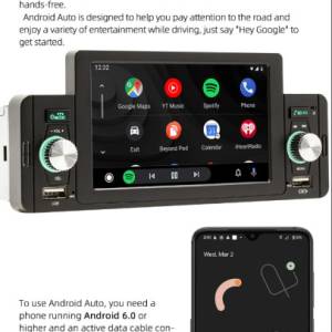 Multimedia Multimedija 1 DIN Auto Radio Ekran Android Passat Golf