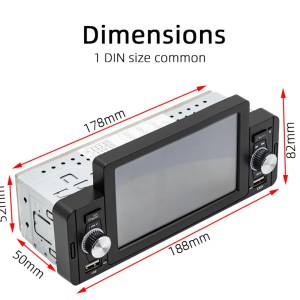 Multimedia Multimedija 1 DIN Auto Radio Ekran Android Passat Golf