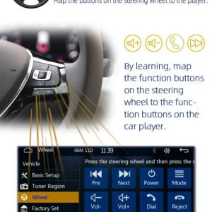 Multimedia Multimedija 1 DIN Auto Radio Ekran Android Passat Golf