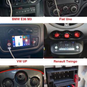 Multimedia Multimedija 1 DIN Auto Radio Ekran Android Passat Golf