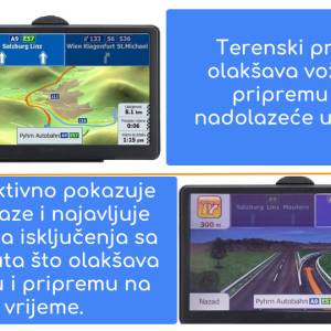 NAJBOLJA Auto Kamijonska Navigacija Gps Mape Za Kamion 7 INCI