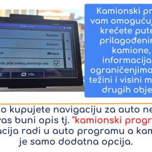 NAJBOLJA Auto Kamijonska Navigacija Gps Mape Za Kamion 7 INCI