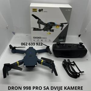 NAJBOLJI DRON ZA POCETNIKE 998 PRO SA DVIJE KAMERE