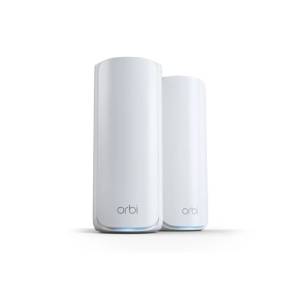 NETGEAR Orbi 770 Tri-Band WiFi 7 Mesh white 2pcs