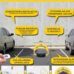 Parking Rampa Cuvar Stub Blokada Barijera Barijere Stubic Mjesto