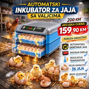 Profesionalni Automatski Inkubator Za Jaja 48 Pilice Prodaja