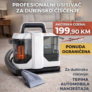 Profesionalni Usisivac Za Dubinsko Ciscenje Pranje Tepiha Auta