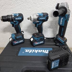 SET 3 U 1 MAKITA AKU BUSILICA ODVIJAC BRUSILICA UDARNI UDARNA