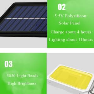Solarna Sijalica Led Lampa Solarni Reflektor Rasvjeta