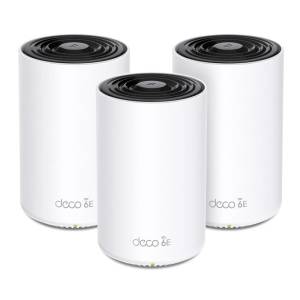 TP-LINK Deco XE75 Pro AXE5400 Tri-Band Mesh Wi-Fi 6E System 3pcs