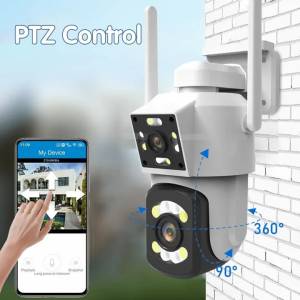 Wifi PTZ kamera dvije glave 12 MP kamere video nadzor